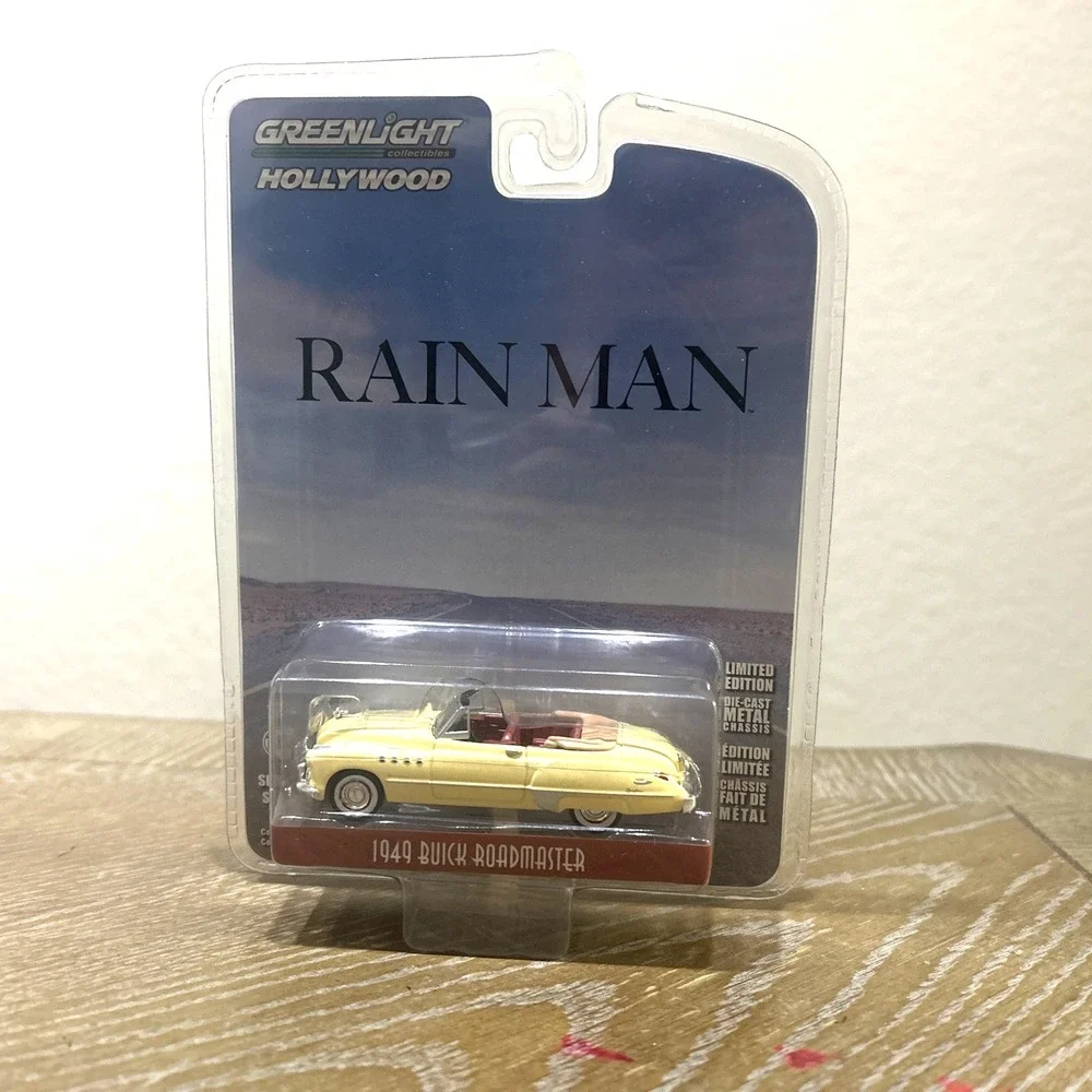 Greenlight Rain Man 1949 Buick Roadmaster Convertible 1:64 Diecast Rubber Tires